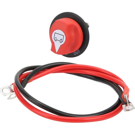 Sélecteur de batterie étanche pour moto, bateau ou bateau. Interrupteur coupe-batterie principal. (1/5)