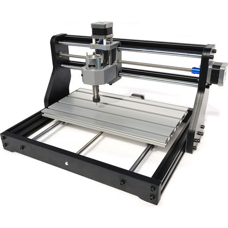 Gojoy – Fraiseuse CNC 3018 Pro – Routeur laser 2 en 1 – Zone de gravure 300 x 180 x 45 mm – Alimentation AC 100-240V – Moteur 775 24V 10000 tr/min