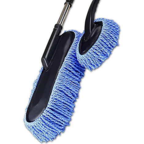 Brosse de lavage de voiture extensible à Long manche, vadrouille de lavage en microfibre, outil de nettoyage multifonctionnel pour dépoussiérage (1/5)