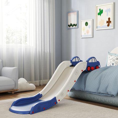 Kids Slide for Bed, Sofa, with Extended Length, Easy to assemble and Store, Blue (1/5)