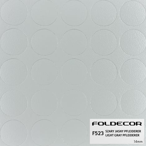 Bouchon auto-adhésif fi14 gris clair pflederer (feuille de 25 pièces) (1/5)