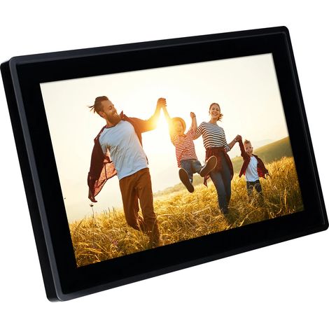 Rollei - Smarter picture frame - 10 Diagonal - WIFI - App Control - Model 100 - 10.1 inches - black and white