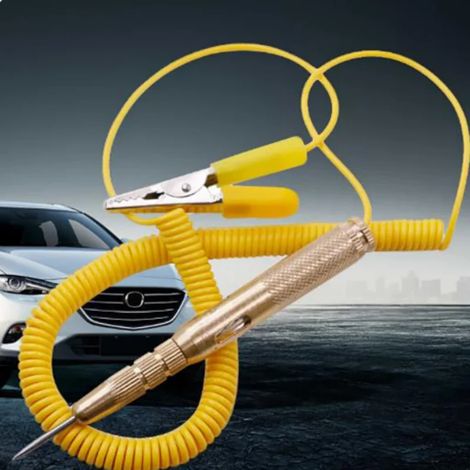 Outil de diagnostic CC 6V 12V 24V, testeur de circuit d'éclairage automobile en cuivre, stylo testeur de tension de lampe, détecteur de sonde, test du système d'éclairage-AquaForge