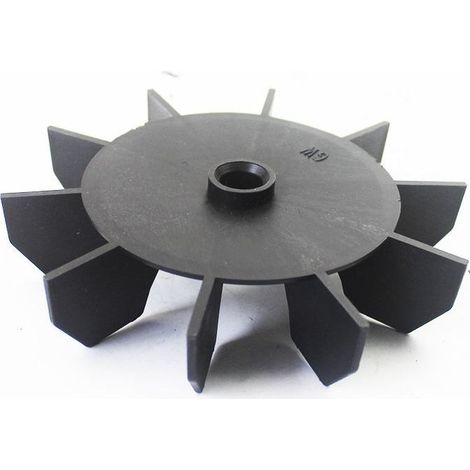 Aspas de ventilador de repuesto, ventilador de plástico para motor eléctrico, accesorios de aspas de ventilador para compresor de aire pequeño, motor en línea directa, eje de 15 mm, diámetro (1/4)