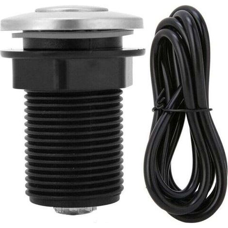 Luftumleitungsschalter, automatischer Tastenschalter + Druckluftschlauchset, 32 mm (1/4)