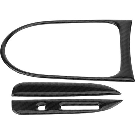 Kit de embellecedores interiores de fibra de carbono de 3 piezas para Ford Mustang 2015-2017 - Panel de la palanca de cambios (1/5)