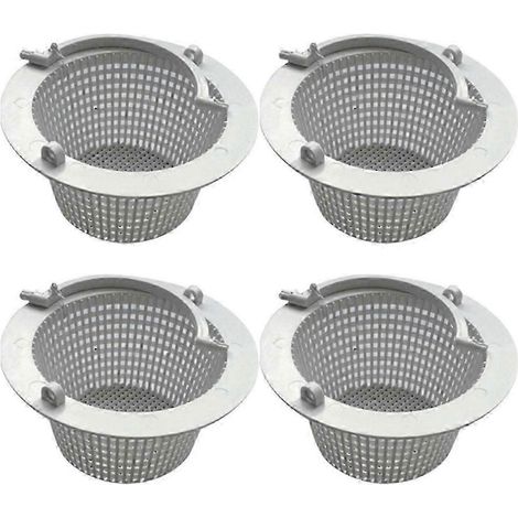 Paniers de skimmer de rechange universels en plastique pour piscine hors sol (lot de 4) (1/5)