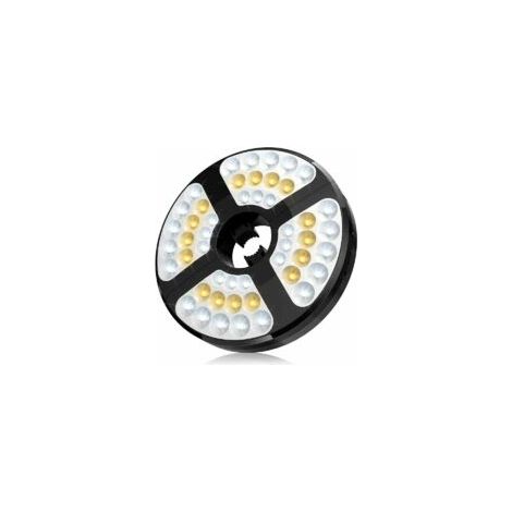 Lampes pour parasol, lampe pour parasol à économie d'énergie de 48 LED, rechargeable par USB, autonomie de 72 heures, 3 modes d'éclairage, pince élastique réglable, éclairage de jardin sans fil [E (1/5)