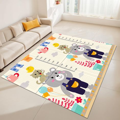 Fenixshop24 Tappeto Gioco Bambini FD029, Pieghevole e Reversibile 180 x 150 x 1 cm (1/5)