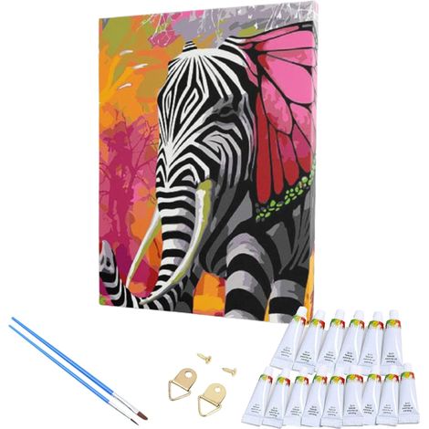 TISHIRON Peinture Par Numéros Yin Yang - Renard Et Loup - Kit Toile 40x50cm Sans Cadre - Avec Pinceaux Et Peinture Acrylique - Pour Adultes Et Enfants TISHIRON Peinture Par Numéros Yin Yang - Renard Et Loup - Kit Toile 40x50cm Sans Cadre - Avec Pinceaux Et Peinture Acrylique - Pour Adultes Et Enfants