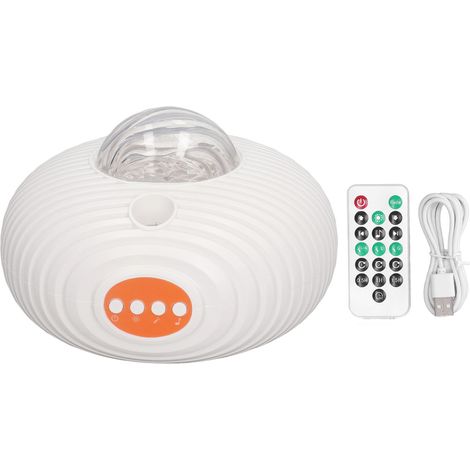 Veilleuse LED avec projecteur, 14 couleurs de lumière, 5 musiques, Bluetooth, projecteur de ciel étoilé et télécommande. (1/5)
