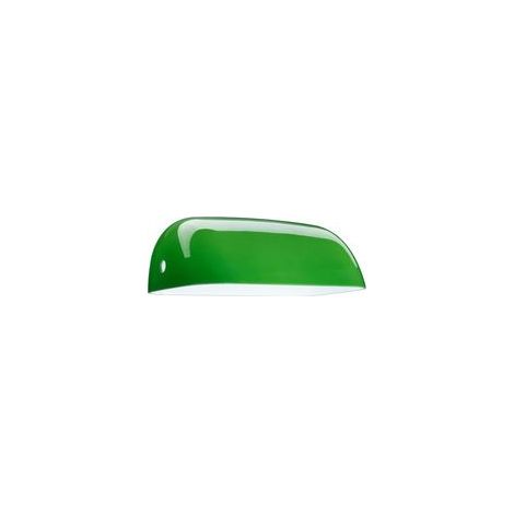 Abat-jour en verre vert pour lampe de bureau – Dimensions 22,5x13x7,5cm – Éclairage élégant et protection renforcée (1/3)