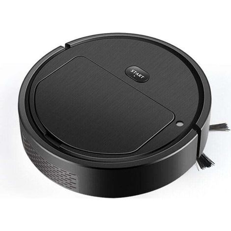 Robot Aspirateur Laveur, Aspirateur Robot Laveur avec auto-boost, 5.5cm Super-mince, Auto-rechargeable, idéal pour nettoyer les poils d'animaux, les tapis, les carreaux, les sols durs
