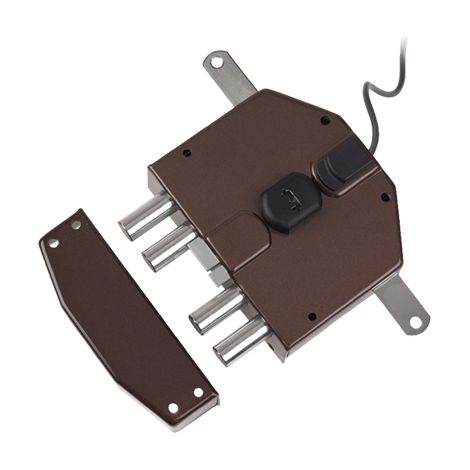 SERRATURA LEGNO APPLICARE ELETTRICA 6823 YALE  POMPA MM 60 M4 TRIPL.SCR E.MM 65 SX