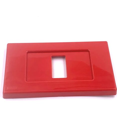 COPRINTERRUTTORE OLIVARI TAMIGI 1 FORO ROSSO (1/2)