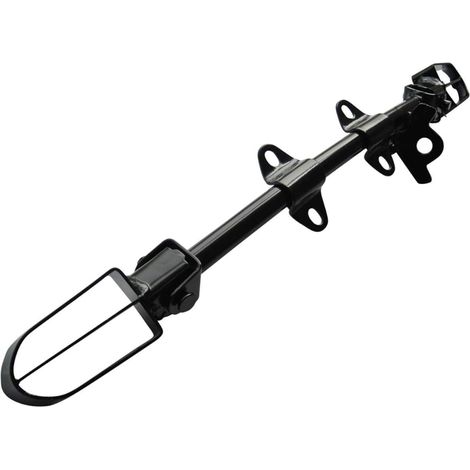 Ulisem Support de montage de repose-pieds en alliage d'acier noir de remplacement pour motos (1/5)