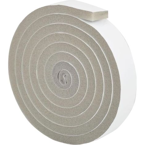 Strisce sigillanti per finestre, strisce autoadesive per sigillare le fessure delle porte, insonorizzate, antipolvere, antivento, per finestre scorrevoli in PVC, grigie, larghe 3 cm, lunghe 2 m. (1/5)