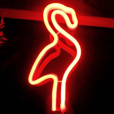 Lumière Néon LED Décor Murale Chambre Arc-en-ciel Suspension Lampe Nuit Maison Fête Vacances Cadeau Noël (1/5)
