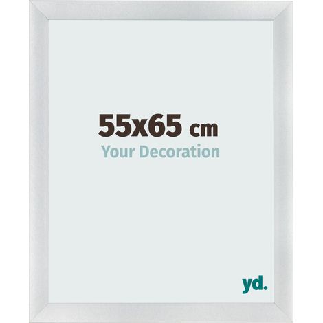 yd. - Cadre photo 55x65 - Argent Mat - MDF - Pisa (1/5)
