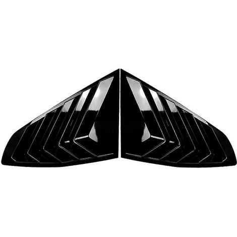 Garniture de volets, persiennes et stores de lunette arrière pour noir brillant -- (1/5)