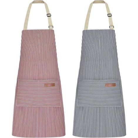 Tablier de cuisine Dames,un Tablier de Coton, de Lin, de Gâteaux,Cuisson (1/4)