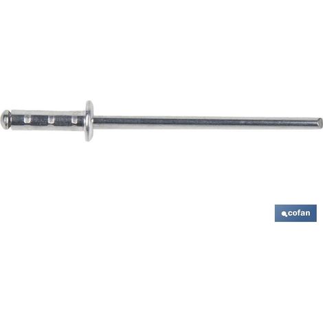 Pack de 1000 rivets en aluminium multigrip 3,2 x 06 pour charges lourdes (1/3)