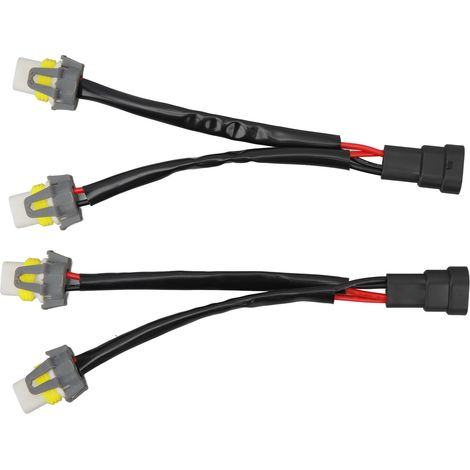 2 x Adaptateur Faisceau Phare 9005 9006 Mâle vers H8 H9 H11 Femelle Câble LED pour Camion Pick-up Prise (1/5)