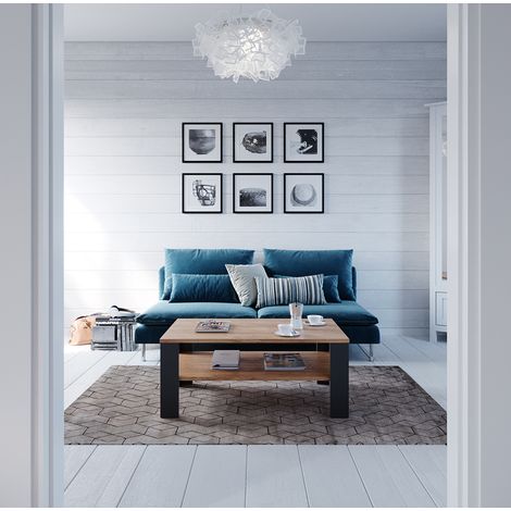 Couchtisch , Anthrazit, 100 x 60 cm, Vicco