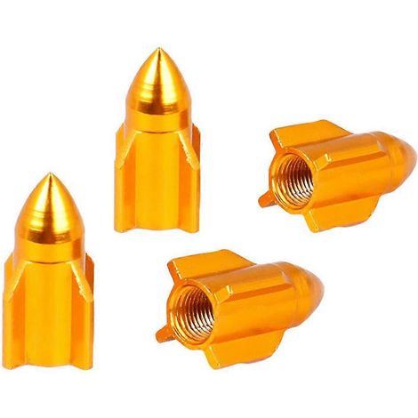 Bouchons de pneus de vélo métalliques colorés, anti-poussière et anti-taches, lot de 20 (1/5)