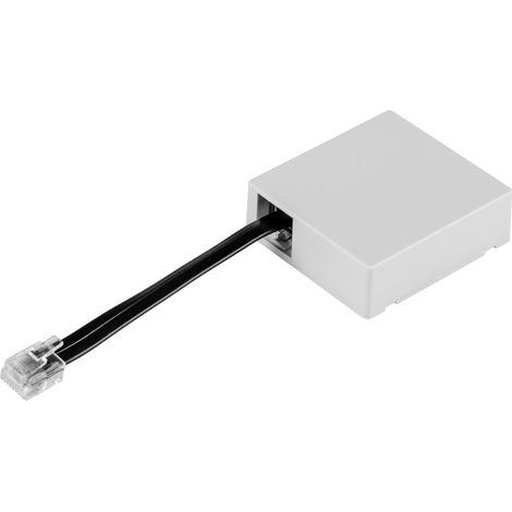 Hörmann Gateway (per il controllo degli azionamenti delle porte da garage tramite il sistema Homematic IP Smart Homa, incl. cavo di collegamento, 51×47,5×16 mm) 4511629, bianco