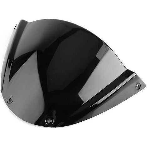 Aplicable a Ducati Monster 696 796 1100S 1100 EVO Racers Parabrisas para motocicleta (Negro) (1/5)