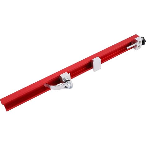 Rail de guide scie circulaire réglable 360mm en alliage aluminium pour découpeuse sans poussière 4-6 pouces blocage double (1/5)