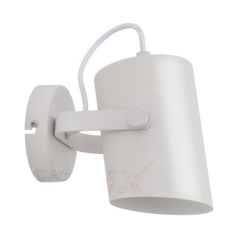 Spot mural/plafonnier tube réglable E27 blanc Kanlux (1/2)