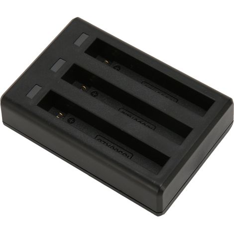 Chargeur de batterie pour caméra d'action Insta 360 ONE X2 à 3 emplacements avec câble de charge de type C et 2 batteries de rechange (1/5)