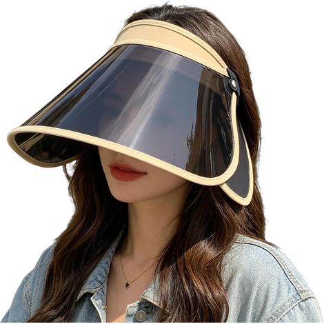 Visière faciale, protection UV pour cyclistes, visière de protection solaire pour le visage, pour la pluie, la conduite, le softball, le golf, le cyclisme, le sport, le travail, les femmes (1/5)