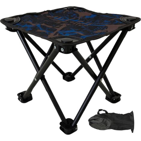 Tabouret de pêche Petite chaise pliante et portable, siège de camping compact pour sac à dos - Pour adultes, hommes, femmes, intérieur, , jardinage, randonnée, barbecue, pique-nique (1/5)