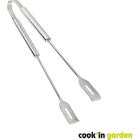 Edelstahlzange-Cook in Garden