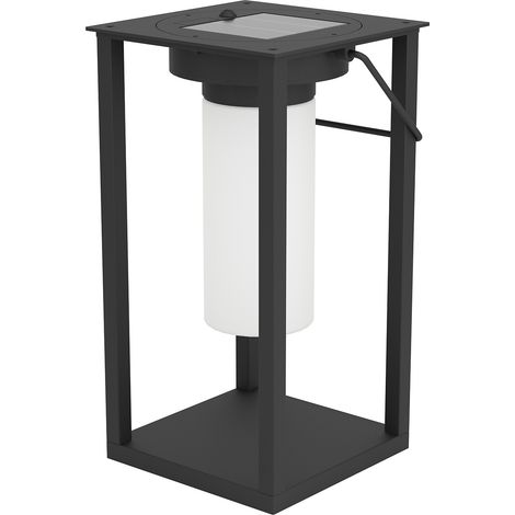 Luce Solare Esterno Contemporanea Usigni Policarbonato Nero E Bianco Led