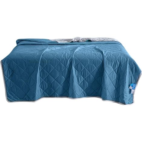 Couverture D'Été Respirante, Légère et Portable contre les Sueurs Nocturnes  Couette Rafraîchissante Repos D'Été Canapé Intérieur Maison Chambre Extérieur Camping Canapé (1/5)