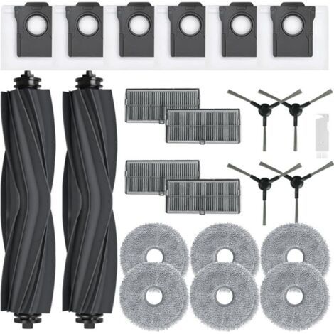 Kit di accessori per Dreame L10s Ultra Gen 2/ L10s Pro Ultra Heat/ L40 Ultra AE/ X30 Ultra/Mova E30 Ultra, 2 spazzole principali, 6 sacchetti per la polvere, 6 panni per la pulizia, 4 filtri, 4 spazzo