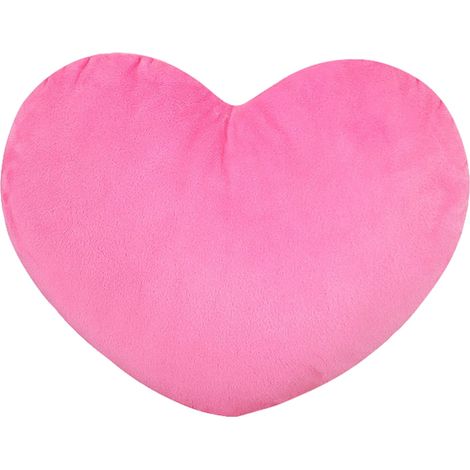 Coussin En Forme De Cœur - 40 Cm - Tissu Velours Doux - Rembourrage En Fibre Polyester - Décoration Intérieure Et Cadeau - 1 Pièce (1/5)