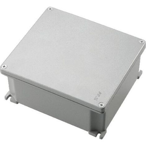 Cassetta derivazione alluminio 178×155×74 mm ip66 grigia elettrocanali ec485c4