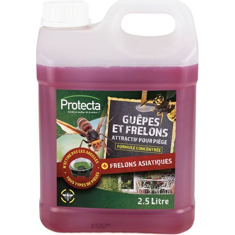 Liquide attractif guêpes-frelons – Concentré 2,5 L