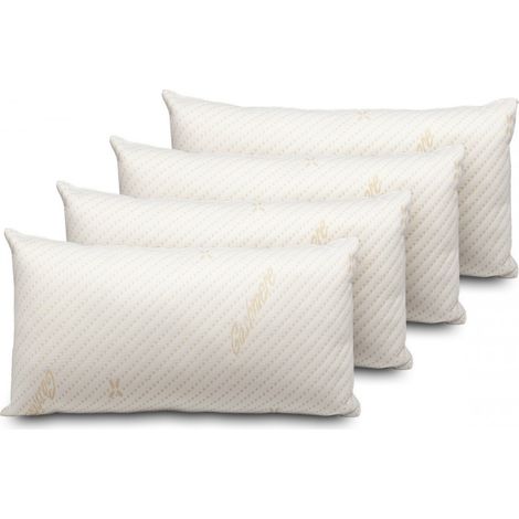 Pack 4 Almohadas Viscocopos Cashmere 70cm