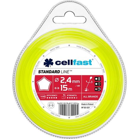 CELLFAST 35021 FIL DE COUPE ÉTOILE Ø 2,4 MM LONGUEUR 15 M CE35021
