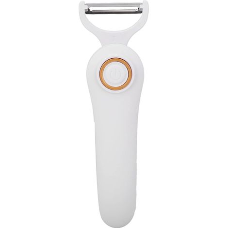 Éplucheur électrique portatif 3 en 1, éplucheur rechargeable USB, éplucheur de légumes électrique multifonctionnel, outil de cuisine pour pommes, pommes de terre, carottes, concombres