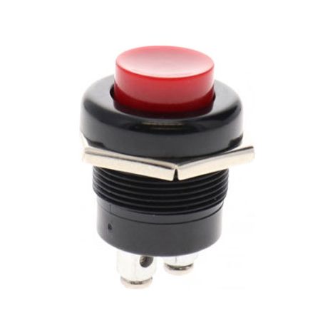 Oc-Pro – Bouton poussoir rouge 12V/24V – Encastrement 22,2 mm – Pour systèmes électriques – Installation facile