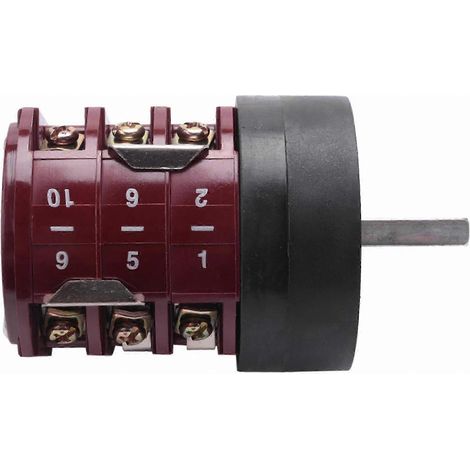 Interrupteur de moteur de démonte-pneus 32A pour rotation avant/arrière avec plateau tournant à commande par pédale pour outils et accessoires de réparation automobile (1/5)