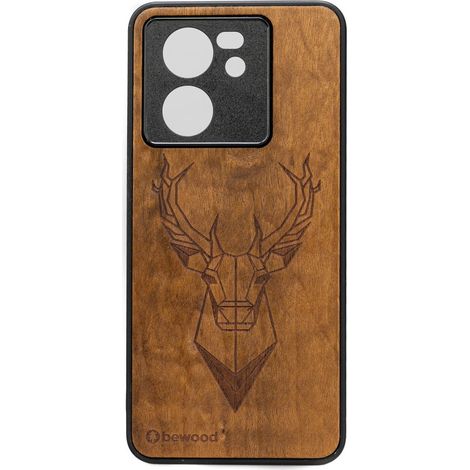 Bewood Holzhülle für Xiaomi 13T / 13T Pro IMBUIA DEER (1/2)