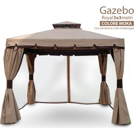 Gazebo Royal 3x3mt moka